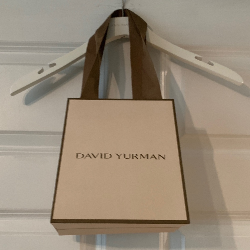 David Yurman Brown and Cream Bag